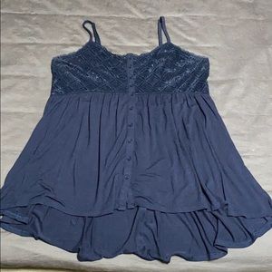 Navy Blue Torrid Tank Top